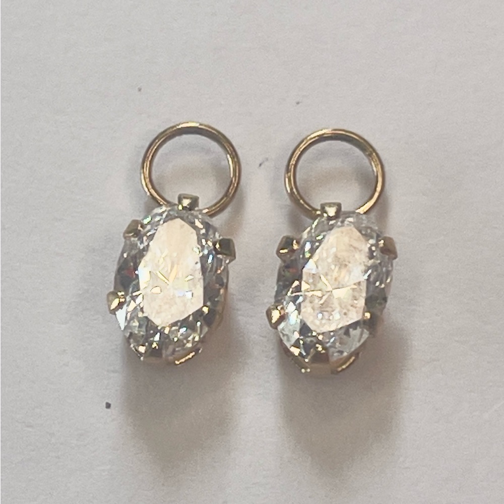 Solid 14k Gold Compose Earring Charms - Picture 10 of 12